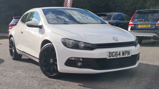 Volkswagen Scirocco 2.0 TDi BlueMotion Tech GT 3dr [Nav/Leather] Coupe Diesel White