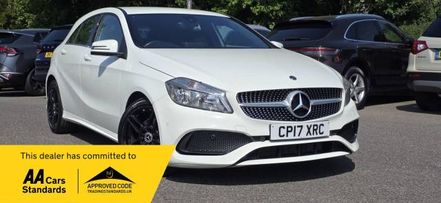 Mercedes-Benz A Class 1.5 A180d AMG Line Executive 5dr Hatchback Diesel White