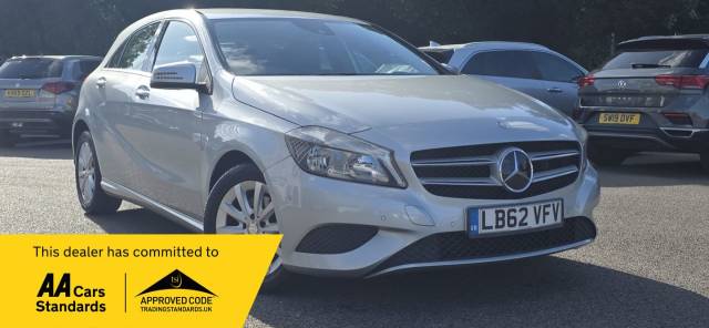 Mercedes-Benz A Class 1.6 A180 BlueEFFICIENCY SE 5dr Auto Hatchback Petrol Silver