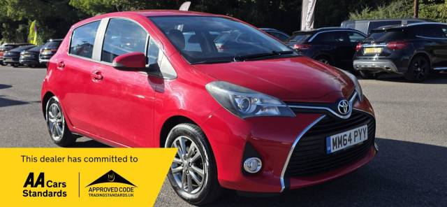 Toyota Yaris 1.33 VVT-i Icon 5dr Hatchback Petrol Red
